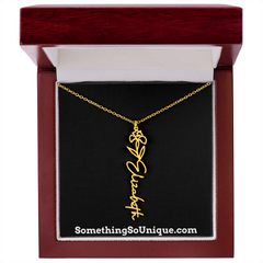 Custom Monogrammed Birth Flower Necklace